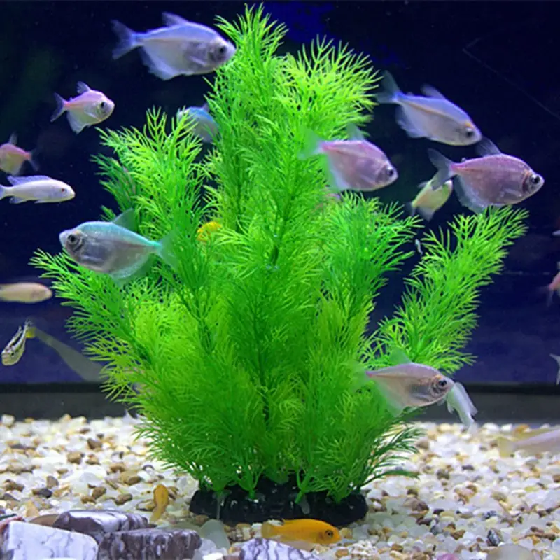 Aquarium Plant Substrate - Künstliche Aquarium Dekor Pflanzen Unterwasser Wasser