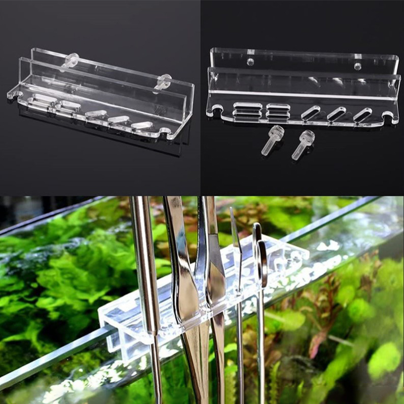 Aquarium Plant Holder - Aquarium Pflanze Werkzeuge Lagerung Rack Acryl