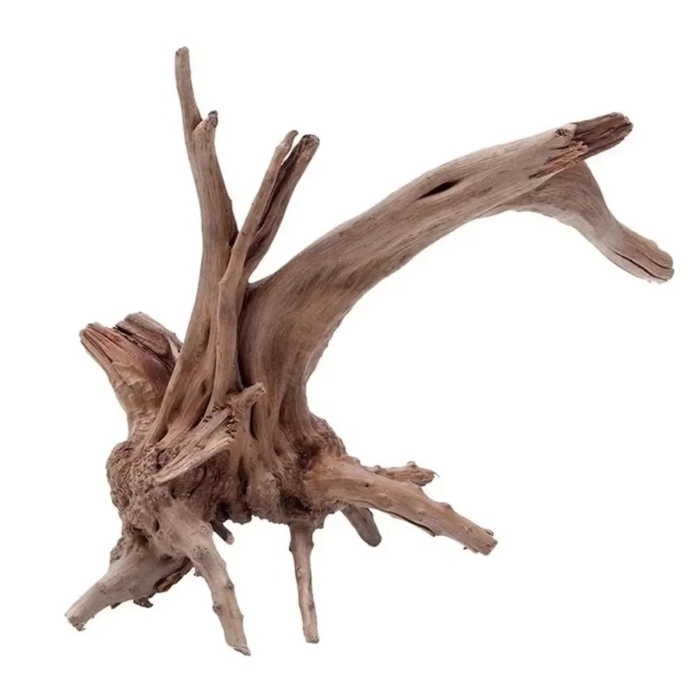 Aquarium Plant Substrate - Natürliches Treibholz-Aquarium-Dekor - Hochwertiges Holz-Ornament für