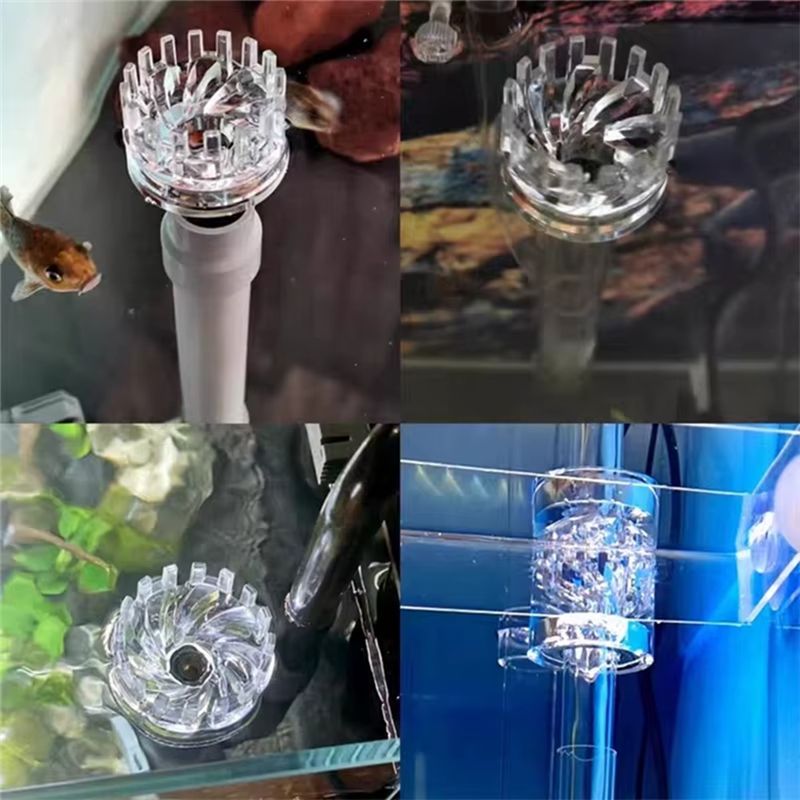 Aquarium Planted Tank Filter - AFOURT-Pflanzenfilter für Aquarien, Aquarien-Skimmerrohr, klare Oberfläche,