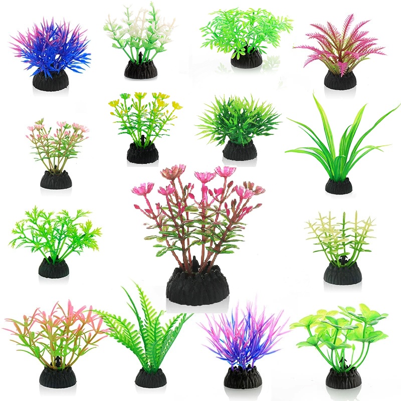 Aquarium Plant Substrate - Simulation Künstliche Pflanzen PVC Unterwasser Wasser