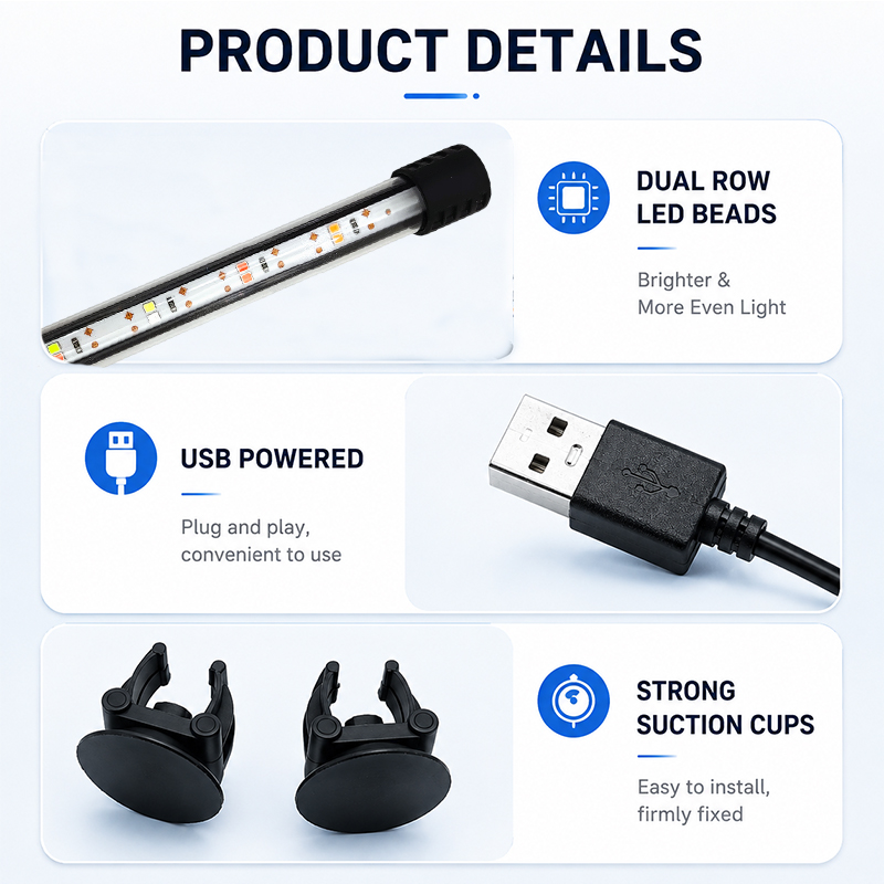 18-58cm USB Vollspektrum Aquar – Aquarium Plant Light Bewertung und Preis