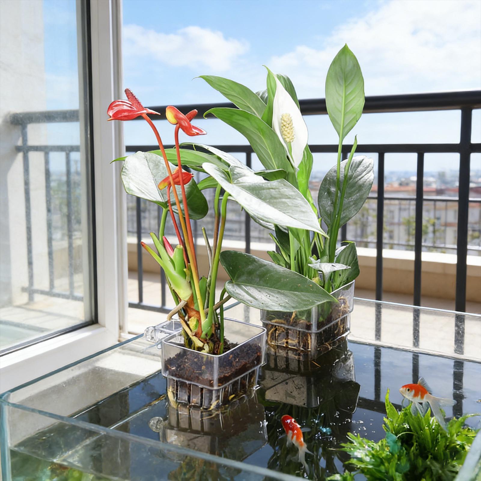Aquarium-Pflanzenkorb Transpar – Aquarium Plant Holder Bewertung und Preis