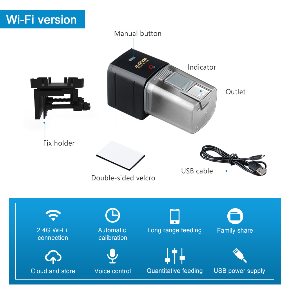 WiFi-Fischfutterautomat, autom – Aquarium Fertilizer Bewertung und Preis